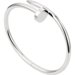 Nail Style Silver Colored Titanium Steel Women Bracelet