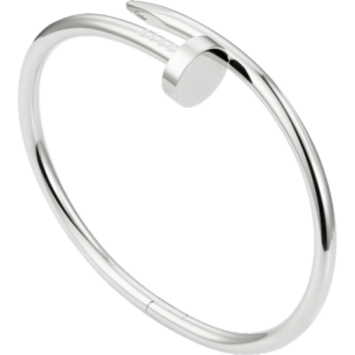 Nail Style Silver Colored Titanium Steel Women Bracelet image