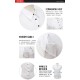 Women Fashion Short Sleeves Summer Cotton Shirt - White image