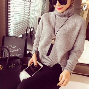 New Arrival Female Pendant Tassel Necklace-Black