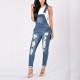 Latest Version Overalls Denim Dress - Blue image