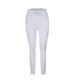 Women's Pocket Drawstring Tie Casual Pencil Elastic Pants - White image