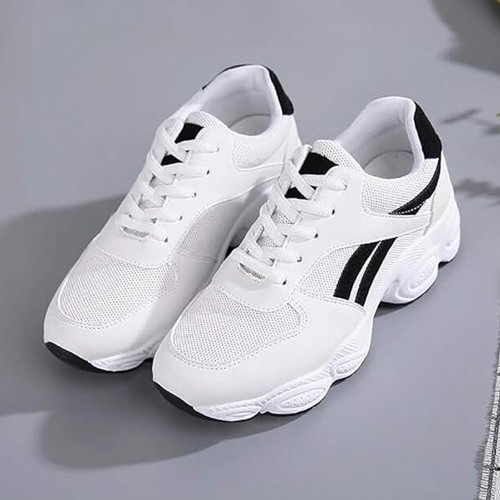 Sports Shoes Breathable Casual Fashion Sneakers - Black image