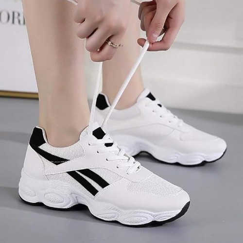 Sports Shoes Breathable Casual Fashion Sneakers - Black image