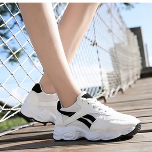 Sports Shoes Breathable Casual Fashion Sneakers - Black image