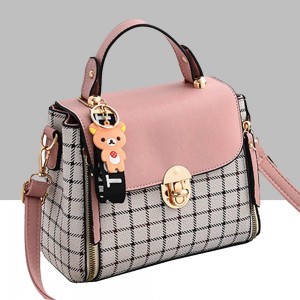Small Square New Fashion Cross Border Women Shoulder Handbag - Pink