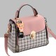 Small Square New Fashion Cross Border Women Shoulder Handbag - Pink image
