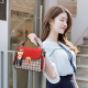 Small Square New Fashion Cross Border Women Shoulder Handbag - Red image