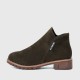 Women Chukka Style Leather Casual Boots - Green image