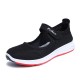 Non Slip Breathable Walking Sports Shoes - Black image