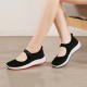 Non Slip Breathable Walking Sports Shoes - Black image
