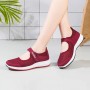 Non Slip Breathable Walking Sports Shoes - Red