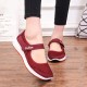 Non Slip Breathable Walking Sports Shoes - Red image