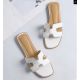 Casual Flip Flop H-Type Fashion Wear Women Slipper - White image