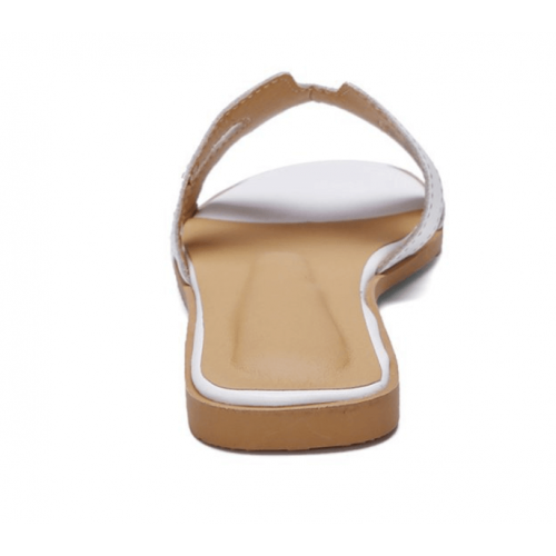 Casual Flip Flop H-Type Fashion Wear Women Slipper - White image