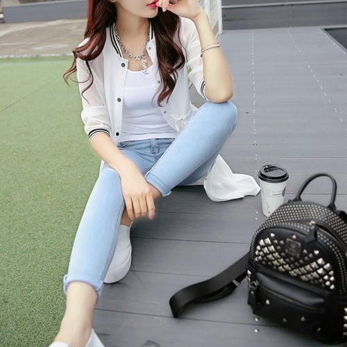 Long Sleeve Vintage Chiffon Ladies Cardigans