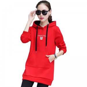 Elegant Long Sleeve Tide Striped Red Sweater - Red