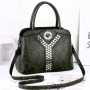 Rivets Patched Women Elegant Shoulder Bag - Green