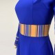 Long Sleeved High Waist Maxi Dress 