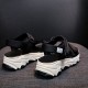 Women Casual Strap Sporty Magic Cushion Wedge Heel Sandal - Black image