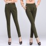 Women Casual Harem Pants Spring and autumn Trousers Real Shot -  GREEN