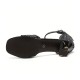 New Fish Mouth European Style Belt Buckle High Heel Sandal - Black image