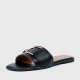 Casual Fashion Flip Flop Casual Flat Slippers - Black image