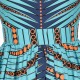 Latest Design Digital Printed Sleeveless Maxi Casual Dress - Green image