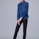 New Trending Fashion Denim Dual Pocket Full Sleeve Shirt - Blue image