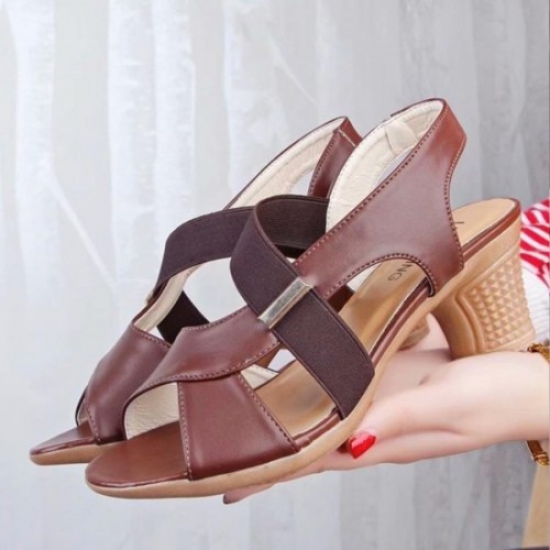 Women's New Summer Lightweight Comfortable Sandals - Brown image