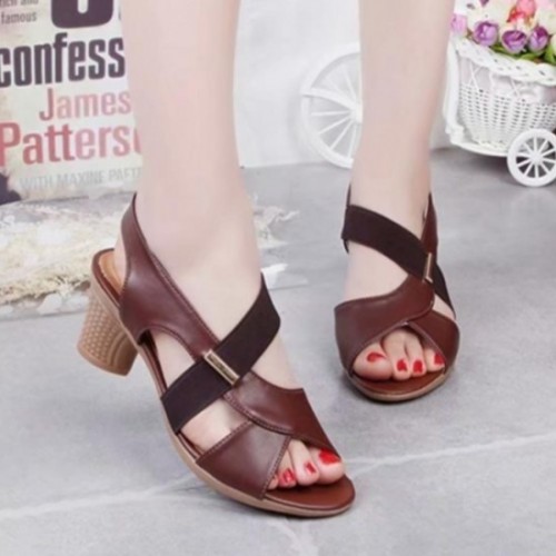 Women's New Summer Lightweight Comfortable Sandals - Brown image