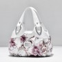 Multicolor Flower Printed Party Shoulder Bag - Pink