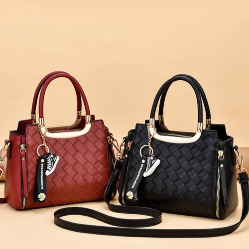 Trendy New Fashion Women Shoulder Bag - Red image