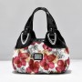 Multicolor Flower Printed Party Shoulder Bag - Red