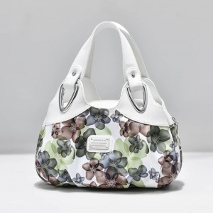 Multicolor Flower Printed Party Shoulder Bag - Green