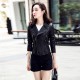 Body Fit Design Full Sleeves Trendy Leather Jacket - Black image