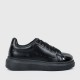 Trending Latest Fashion Casual Thick Soled Sneakers - Black image