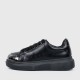 Trending Latest Fashion Casual Thick Soled Sneakers - Black image
