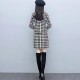 Formal Two Piece Monochrome Jacket And Mini Skirt - Black image