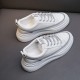 Luminous Lace Closure Rubber Sole Sneakers - Grey image