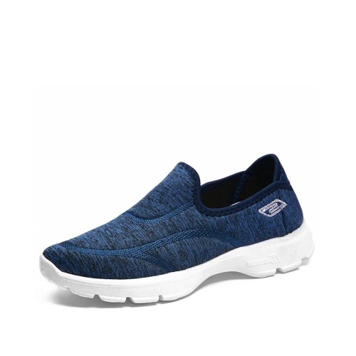 Breathable Round Toe Women's Jogging Shoes - Blue| image