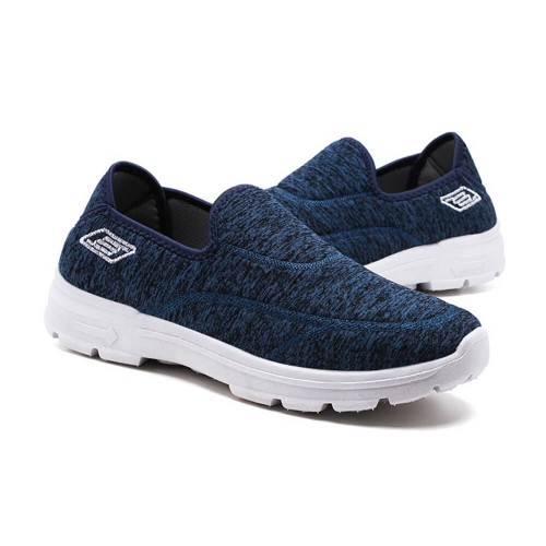 Breathable Round Toe Women's Jogging Shoes - Blue| image