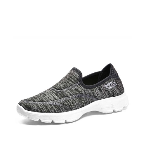 Breathable Round Toe Women's Jogging Shoes - Grey image