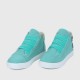 Classic Round Toe Lightweight Canvas Shoe for Ladies - Light Green image
