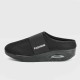 Women’s Light Weight Air Cushion Slip On Slippers - Black image