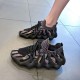 Casual Creative Style Rubber Sole Women's Sneakers - Black image
