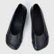 Retro Style Soft Sole Slip On Flat Shoe for Women - Black image