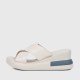 Casual Wear Open Toe Wedge Slippers for Women - White image
