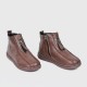 Women’s Casual Zipper Closure Ankle Boots - Brown image