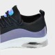 Women’s Slip On Breathable Sole Shiny Casual Shoes - Black image